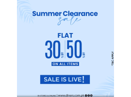 Diners Summer Clearance Sale FLAT 30% & 50% OFF on All Itemsimage-1326